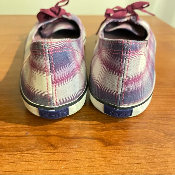Keds Womens Ballet Flats Sneaker Size 9.5 Fabric Plaid Slip-On Comfort Round Toe - Picture 5 of 8